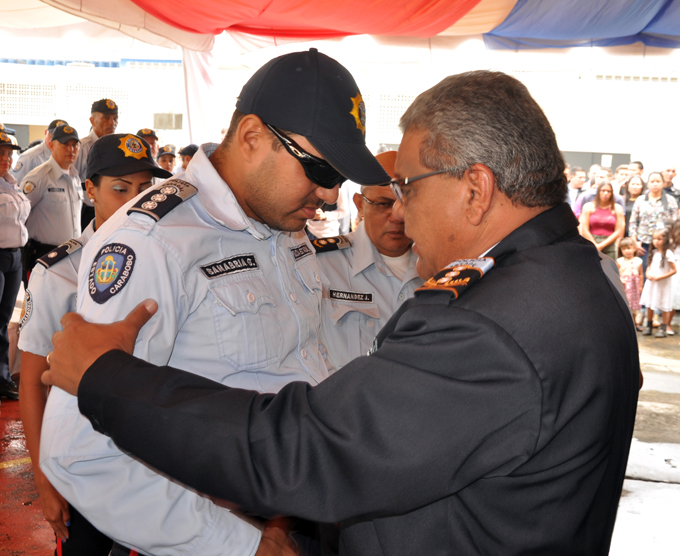 PoliCarabobo ascendió 506 funcionarios al rango superior inmediato