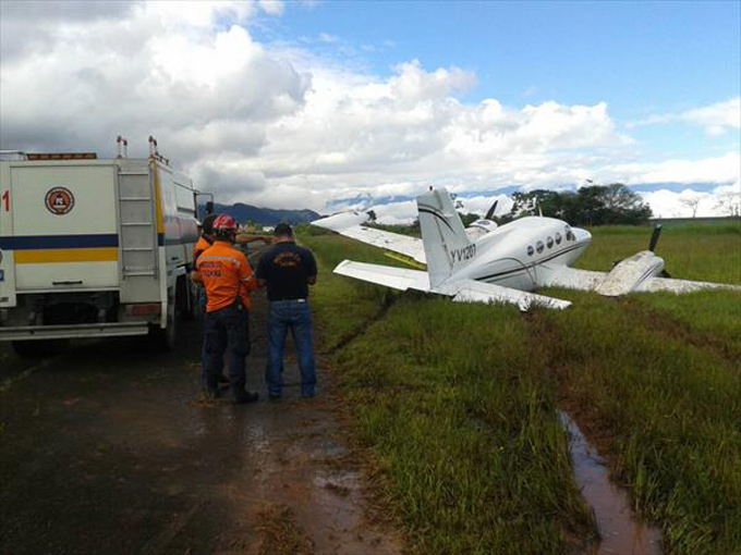 ¡Tremendo susto! Avioneta se siniestró en Táchira