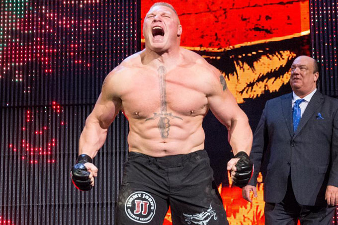 Lucha: Brock Lesnar conectó un brutal F5 y derrotó a Samoa Joe