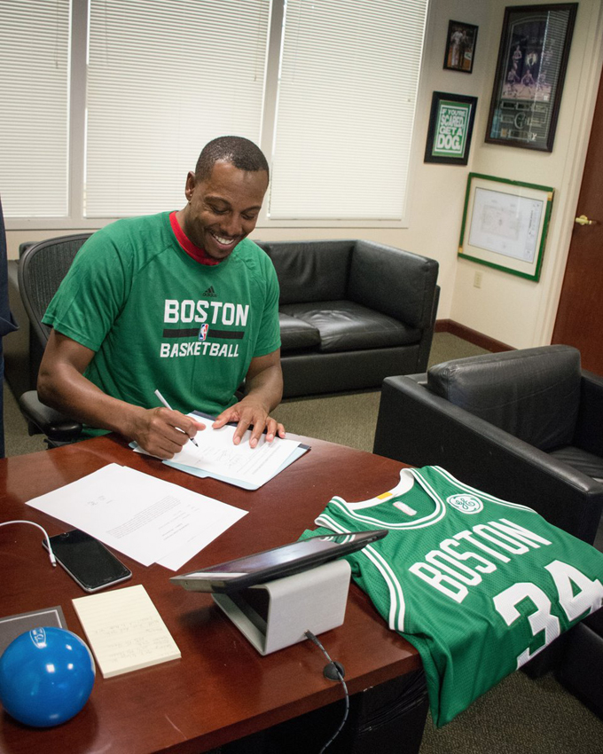 Paul Pierce se retirará con el uniforme de Boston Celtics