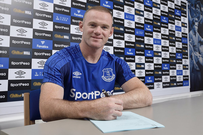 ¡A casa! Wayne Rooney firmó contrato con el Everton