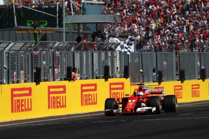 Sebastian Vettel conquistó el Gran Premio de Hungría