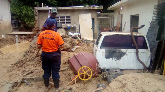 Protección Civil atiende familias afectadas por lluvias en Carabobo (+fotos)
