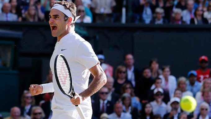 Federer buscará su octavo trofeo de Wimbledon contra Marin Cilic