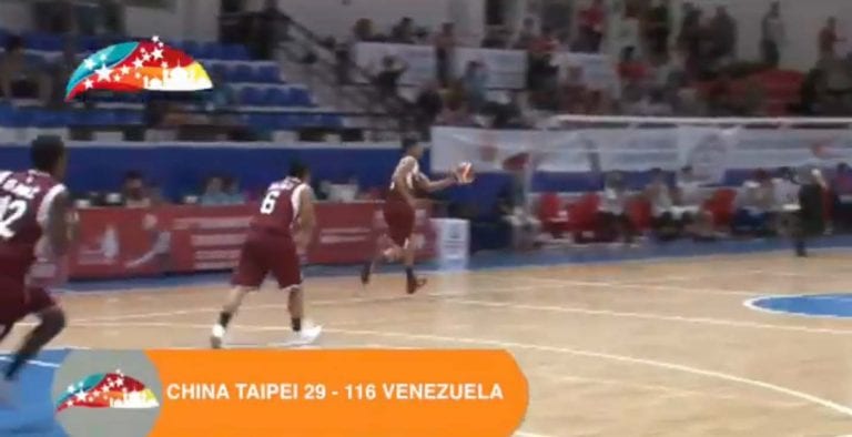 Venezuela aplastó a China Taipéi en baloncesto de los Juegos Sordolímpicos