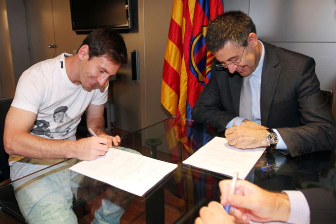 ¡El Barça tiene Leo Messi para rato! “La pulga” firmó hasta el 2021