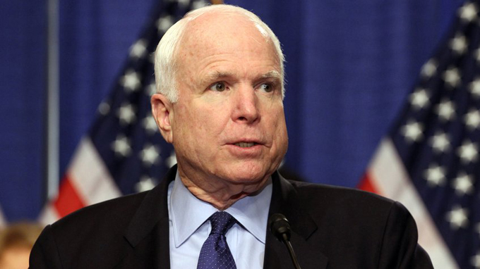 Diagnosticaron con cáncer cerebral al senador de EEUU John McCain