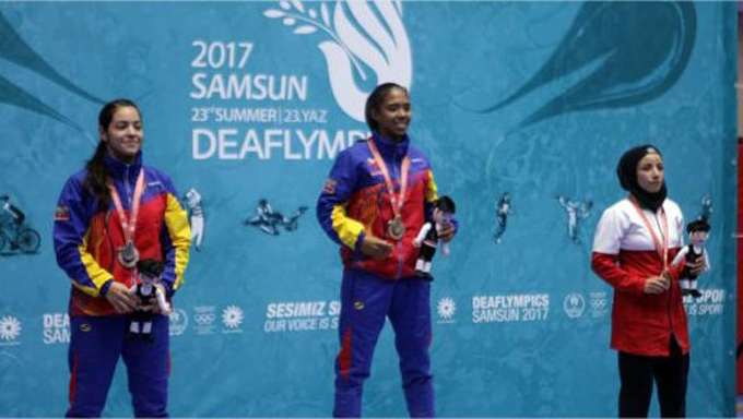 Venezuela consiguió cuatro medallas en los Juegos Sordolímpicos 2017
