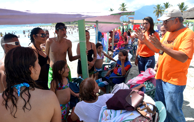 Cmdna inició recorrido por balnearios de Puerto Cabello
