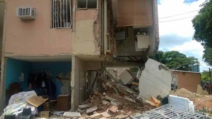 Bombona de gas explotó en apartamento de Ciudad Bolívar