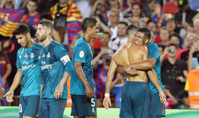 Real Madrid pegó primero en la ida de la Supercopa de España