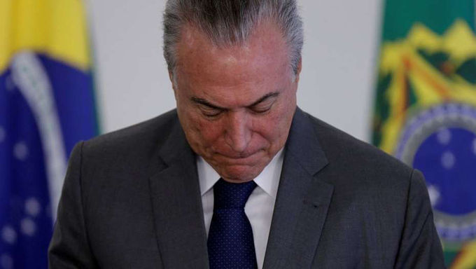 Diputados de Brasil votarán por la permanencia de Michel Temer