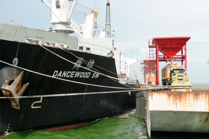 Más de 20 mil toneladas de trigo arribaron al puerto de Maracaibo