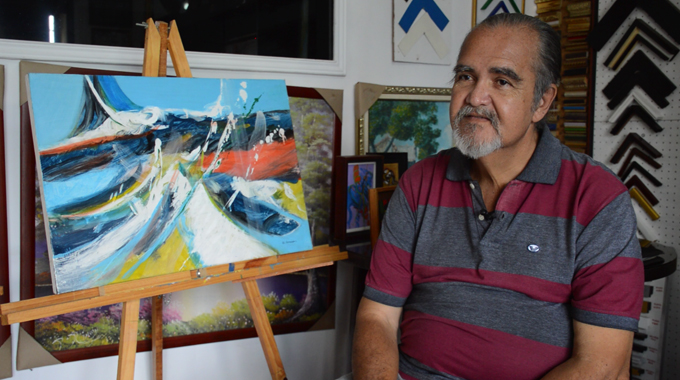 ¡El amigo de Zabaleta! Alí Hernández: manos de pincel y ojos de lienzo