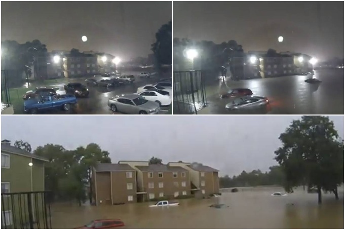 En video: el impresionante time lapse que captó al huracán Harvey