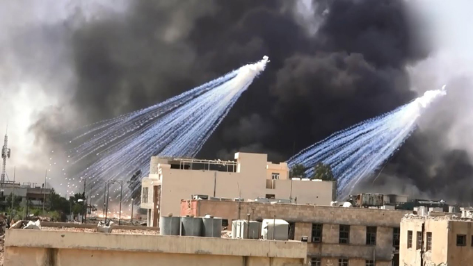 EEUU bombardeo ciudad de Raqqa en Siria dejando 29 fallecidos