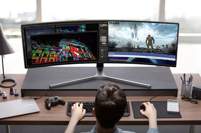 Samsung lanza al mercado el monitor más grande creado para jugadores