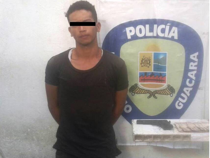 PoliGuacara aprehendió a peligroso sujeto por robo en Casco Central