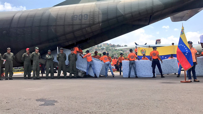 Venezuela envió 40 expertos y 18 toneladas de insumos para Dominica