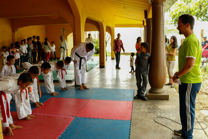 Juan Perozo inauguró escuela de judo en Barrera Norte