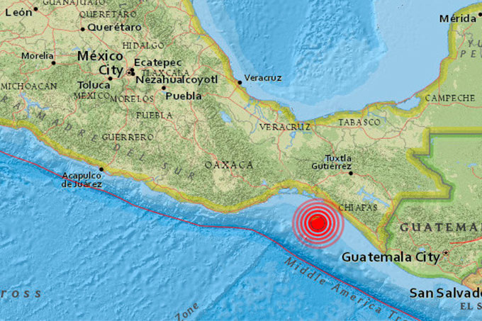Sismo de 5,8 sacudió la costa oeste de México este domingo