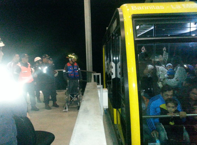 ¡Susto! Falla eléctrica dejó a turistas varados en el Teleférico de Mérida (+fotos)