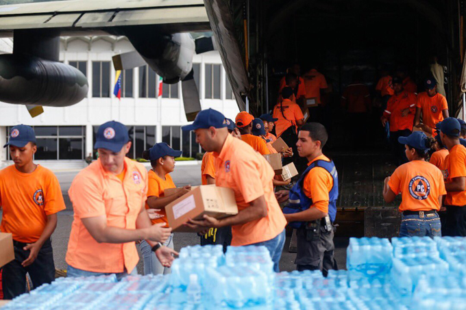 Venezuela envió ayuda humanitaria a México tras terremoto (+fotos)