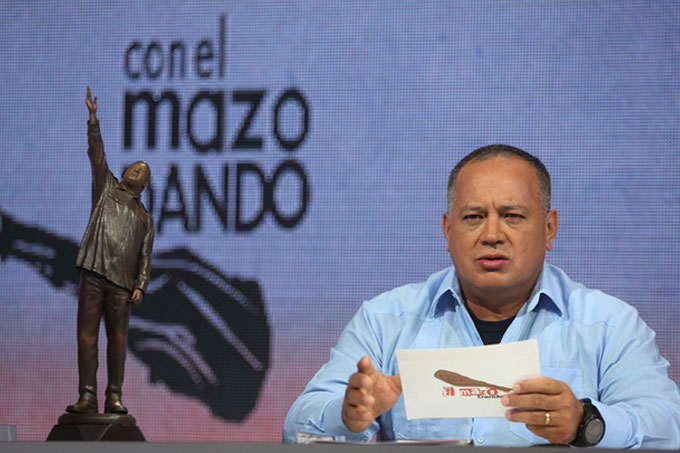 Diosdado Cabello asegura que la ANC avanza en consolidación de la paz