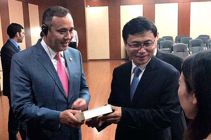 Maikel Moreno se reunió con autoridades del Tribunal Superior de Shanxi