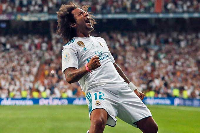 Brasileño Marcelo estará con el Real Madrid hasta 2022