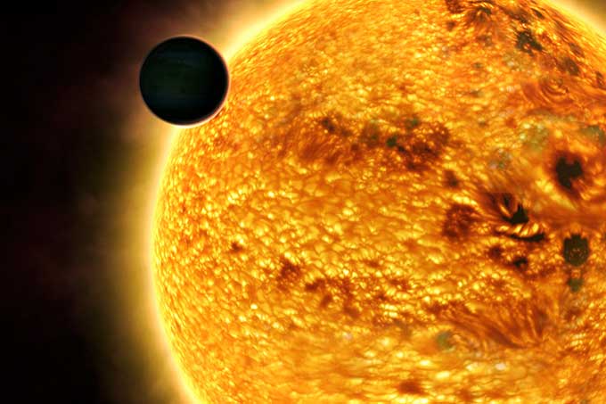 NASA descubrió un extraño planeta negro que se traga la luz