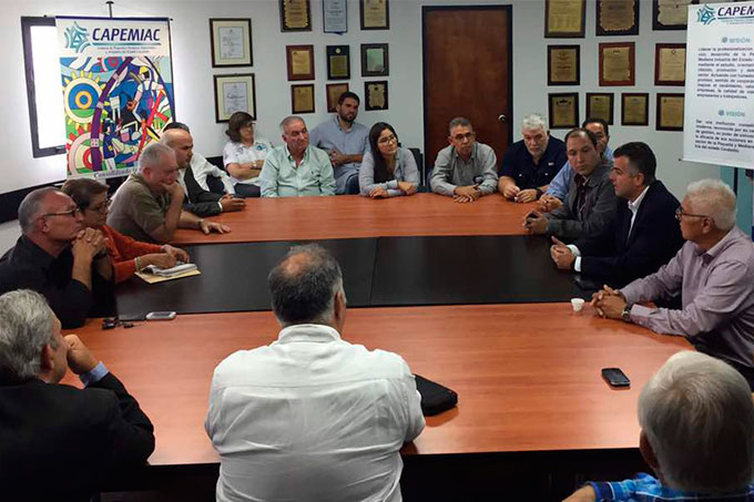 Feo La Cruz sostuvo encuentro con representantes de Capemiac