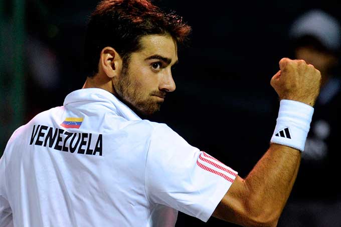 Ricardo Rodríguez le dio el primer punto a Venezuela en Copa Davis