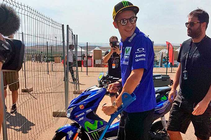 Valentino Rossi fue declarado apto para GP de Aragón de MotoGP