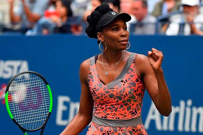Venus Williams avanzó a cuartos de final en Abierto de EEUU
