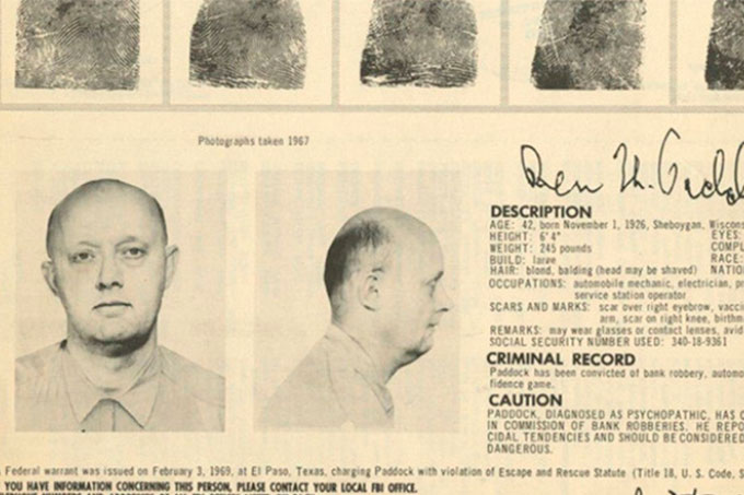 Tirador de Las Vegas era hijo de uno de los criminales más buscados del FBI