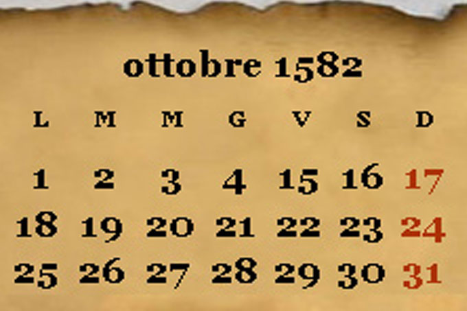 Calendario Gregoriano cumple 435 años: sepa cuántos días quitaron a octubre