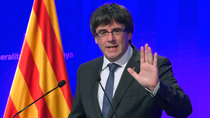 España: Puigdemont irá preso si declara la independencia de Cataluña