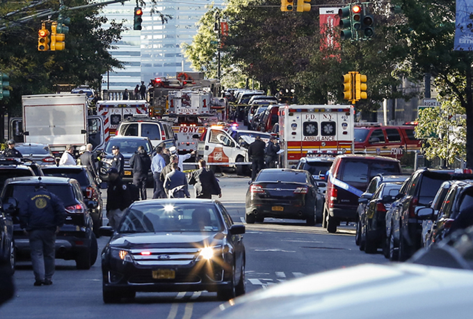 En fotos: ataque terrorista a ciclistas en Manhattan dejó 8 muertos