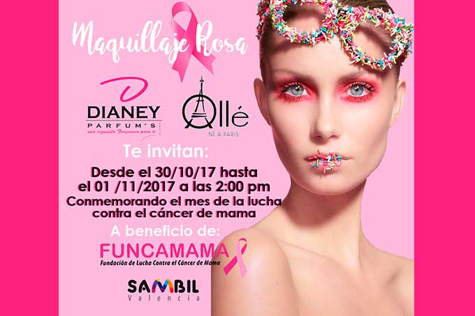 ¡Participa! Evento “Maquillaje Rosa” será a beneficio de Funcamama