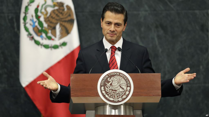 Niña mexicana le pidió a Peña Nieto que «deje de robar»