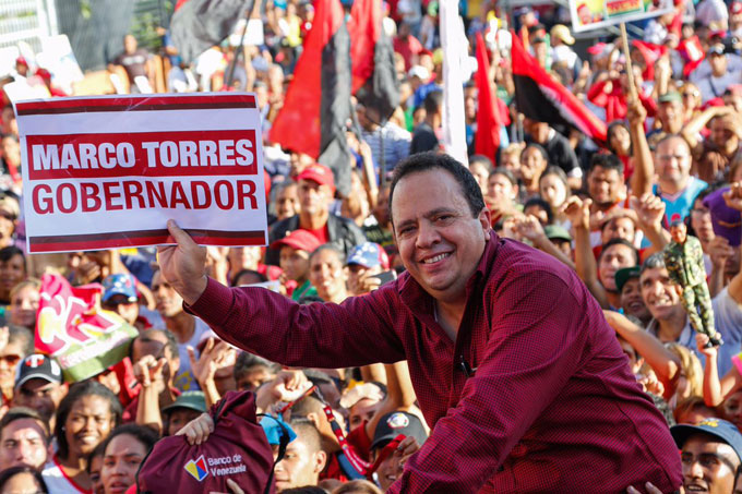 Rodolfo Marco Torres es el nuevo gobernador del estado Aragua