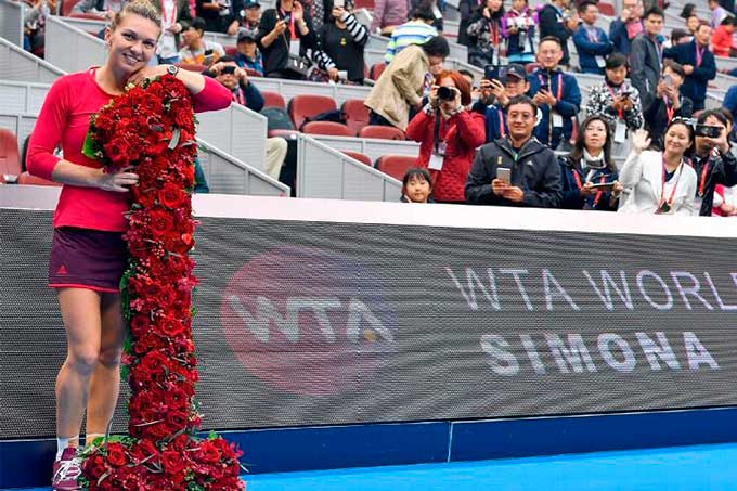 Simona Halep cerró temporada como número 1 de la WTA