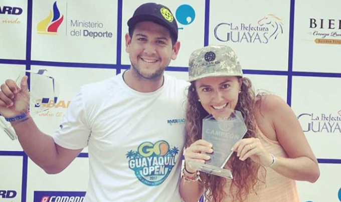 Venezolanos quedaron campeones en el Guayaquil Open de Tenis Playa