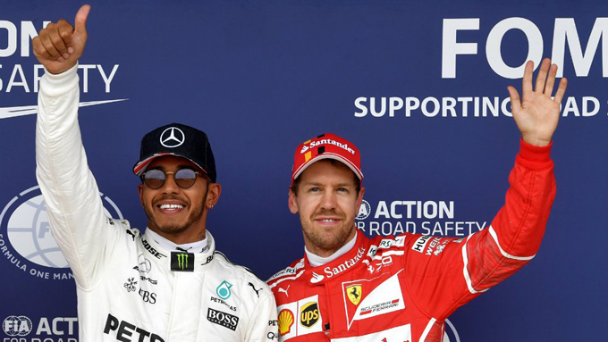 Vettel y Hamilton lideraron entrenamientos libres del GP de Japón