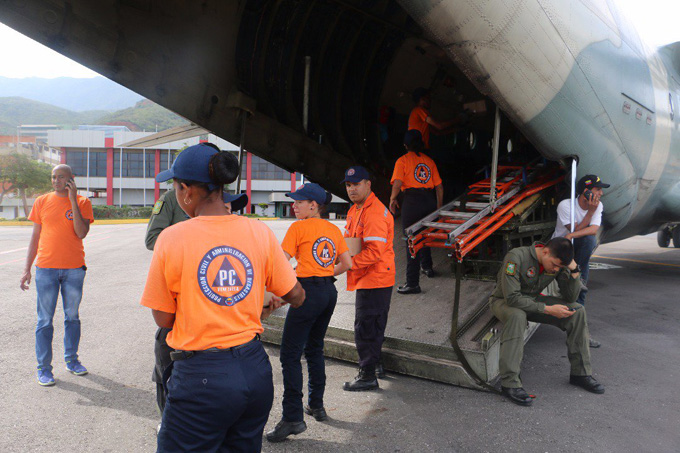 Protección Civil envió ayuda humanitaria al estado Monagas