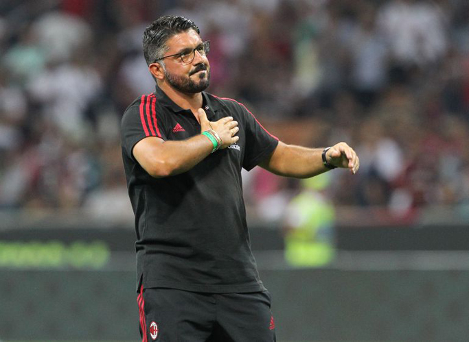 Gennaro Gattuso se convirtió en el nuevo entrenador del AC Milan