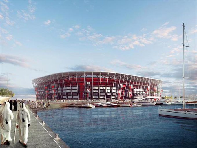 Así será el primer estadio desmontable usado en un mundial de fútbol (+video)