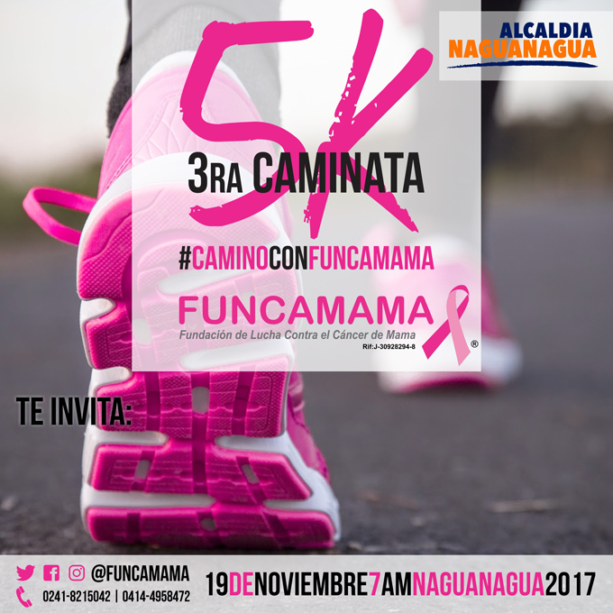 ¡Inscríbete! Camina con Funcamama este domingo 19 de octubre