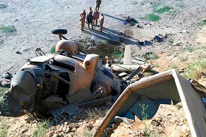 Helicóptero de ejército iraquí se estrelló y dejó saldo fatal